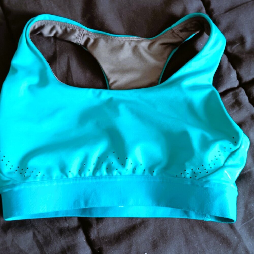 RACER BACK AQUA CHAMPION SPORTS BRA, EXTRA SMALL - Picture 2 of 4